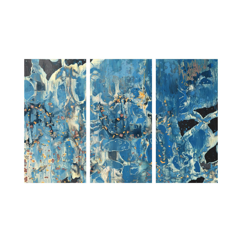 «Treading Water II», ensemble d'art mural sur toile tendue (ensemble de 3)