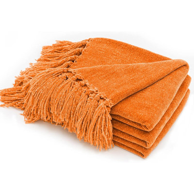 Soft Chenille Throw Blanket