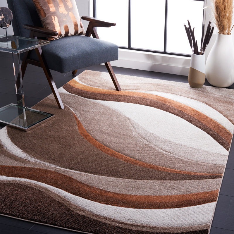 Akia Abstract Area Rug, Rectangle 201 x 274 cm