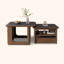 Table basse moderne simple en bois massif