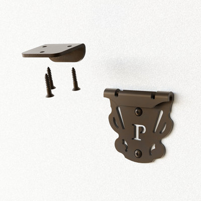 Pivot Ladder Oil Rubbed Bronze Wall Bracket Set
