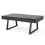 Table basse industrielle avec pieds robustes en métal