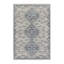 Phoebe Machine WashableOriental Area Rug in Cream/Blue-1936565549