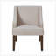 Fauteuil d'appoint moderne rembourré avec pieds en bois-131256105