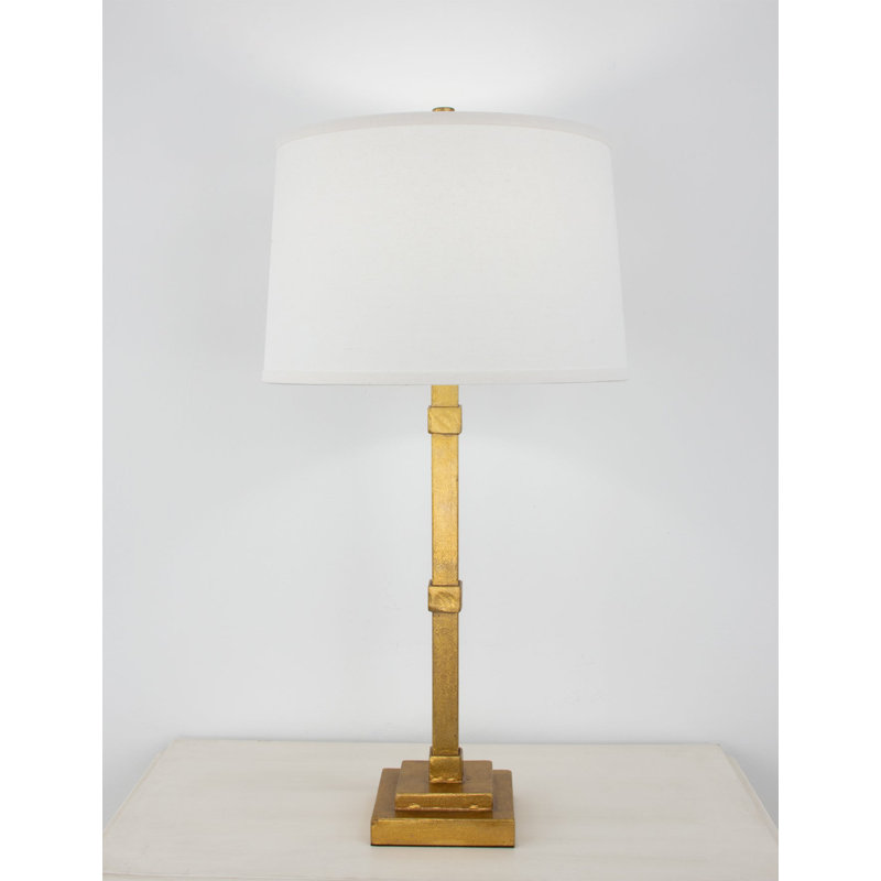 Irina Table Lamp, Gold Leaf