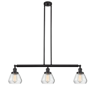 Luminaire suspendu linéaire à 3 lumières pour îlot de cuisine Chill