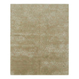 Rug & Kilim’S European Style Rug In Beige-Brown With Arabesque Patterns In Green