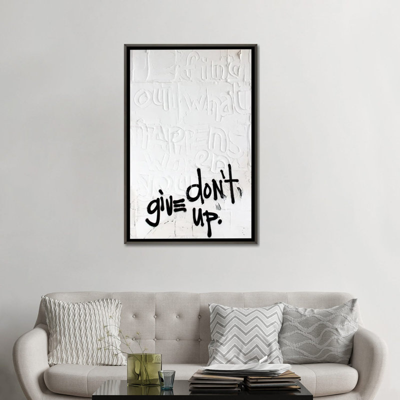 «Find Out 24», reproduction d'art sur toile encadrée, 48" x 32", Framed Canvas, Grey