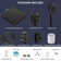 Filtered Rain Shower Head, High Pressure 8?Square, And 5 Settings Handheld Shower Filter Combo With Self-Adhesive Holder/1.5M Hose