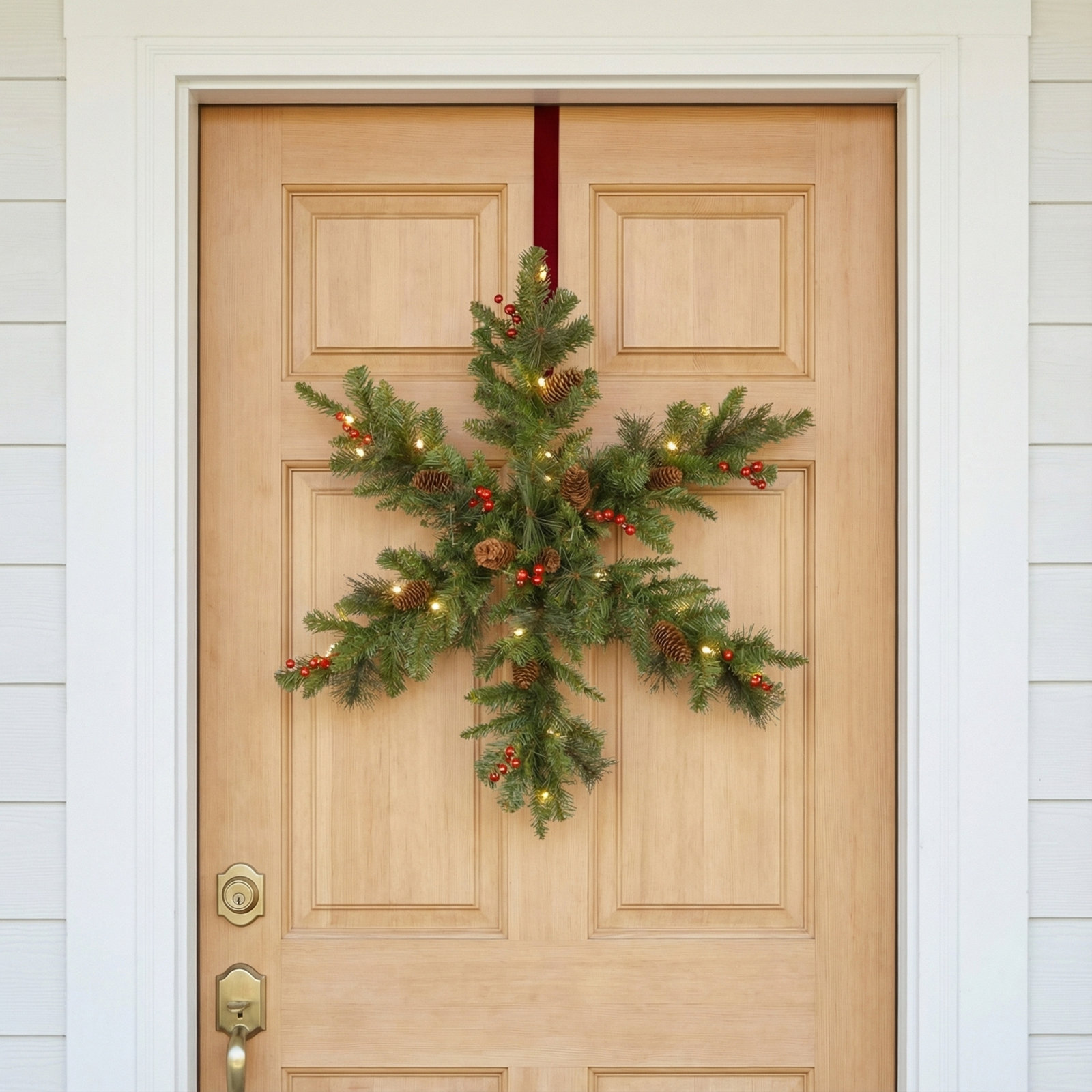 4" Pre-Lit Spruce Christmas Swag