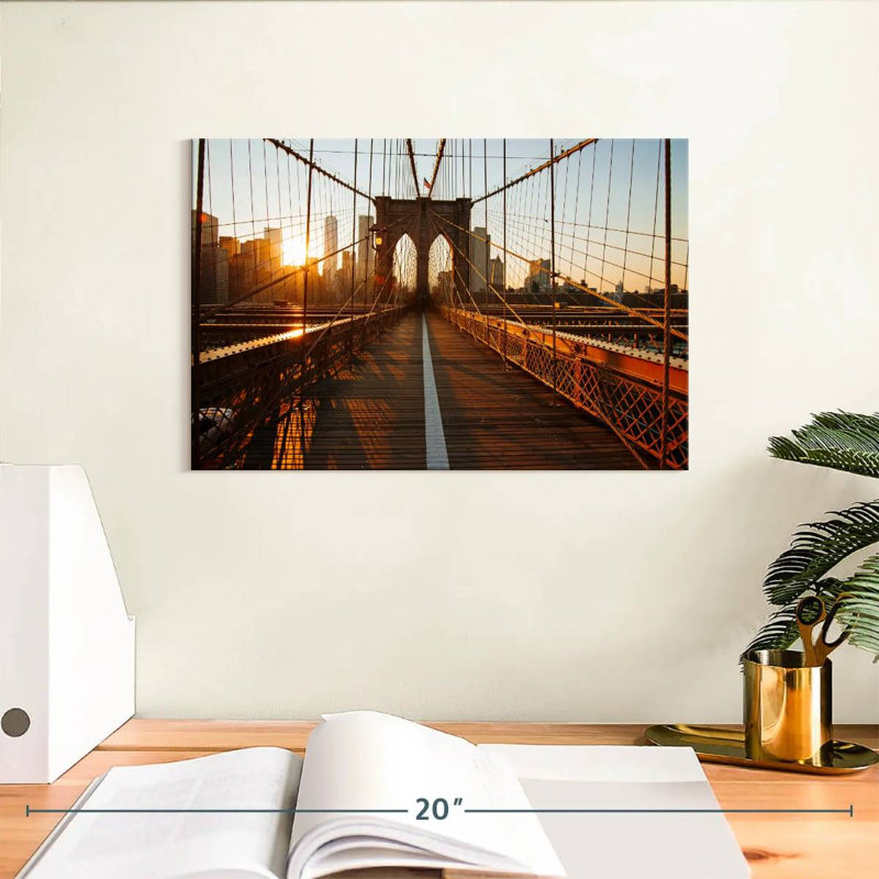 Lilie Radiant Brooklyn Bridge, H 8 po x l 12 po