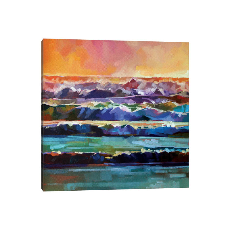 Whitewater At Rossnowlagh Beach II - Wrapped Canvas Painting, 30.48 cm H x 30.48 cm W