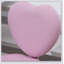 Chaise de bureau en forme de cœur Heart Love avec dossier réglable avec hauteur réglable et roulettes pivotantes à 360 °, rose