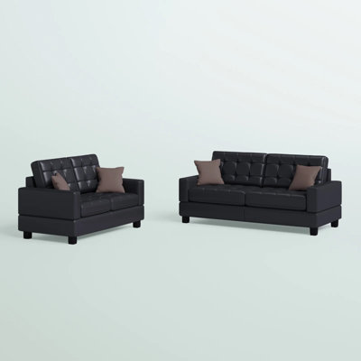 Ensemble de salon en simili cuir Philipppo 2