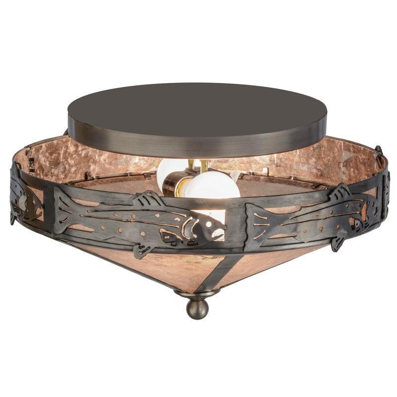 Rustic Lodge 2 - Light Flush Mount