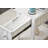 Monaco - Chairside Table - Blanc Finish