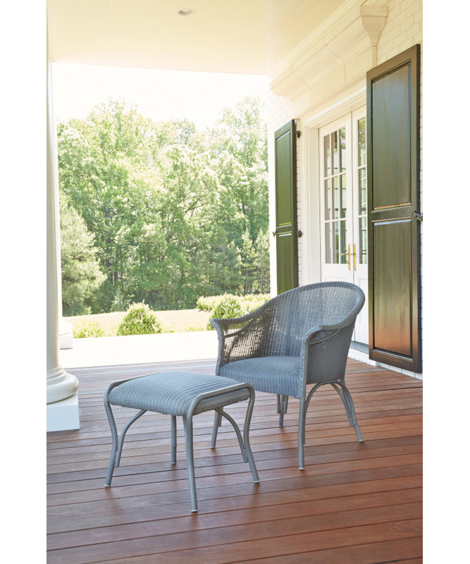All Seasons Outdoor Ottoman, Mink