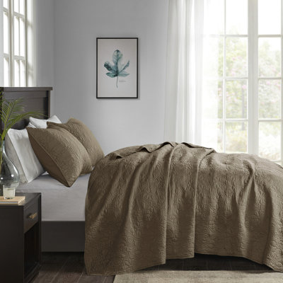 Très grand / très grand lit matelassé réversible - Le matelassage moderne avec un rembourrage en coton prélavé rehausse votre chambre 3 2 taies décoratives charmantes pour un sanctuaire relaxant