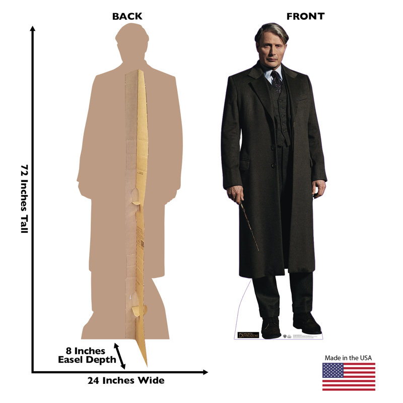72'' Life-Size Gellert Grindelwald Cardboard Standup