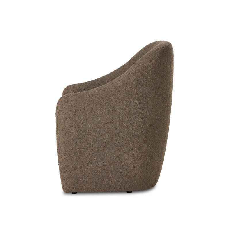 Levi Upholstered Arm Chair, Brown