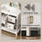 Wilce Pro 36" White Single Sink Bathroom Vanity With Solid Surface Composite Top