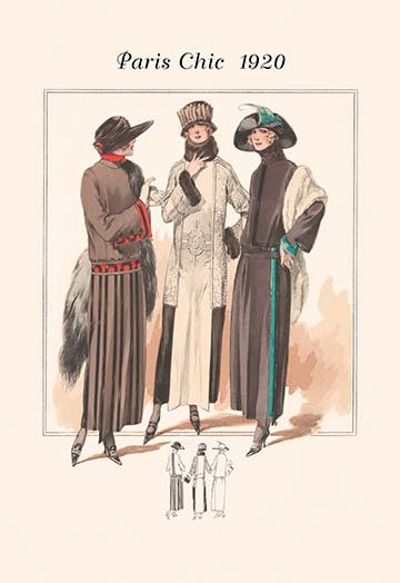 Manteaux d’hiver, reproduction d’art, H 30 po x l 20 po x P 1,5 po