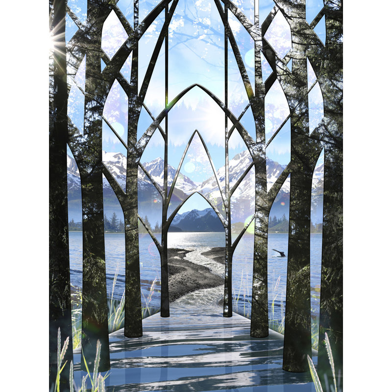 Feel The Sky Print by Leslie Kell, Wrapped Canvas, 32" H x 24" W