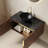 36" bathroom vanity with ceramic sink