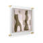 Clear UV-Grade Acrylic Modern Floating Picture Frame - Gold-27201313
