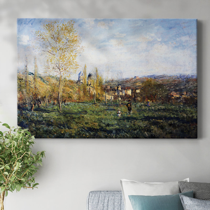 «Springtime in Vetheuil», 1880, toile tendue avec châssis, H 8 po x l 12 po
