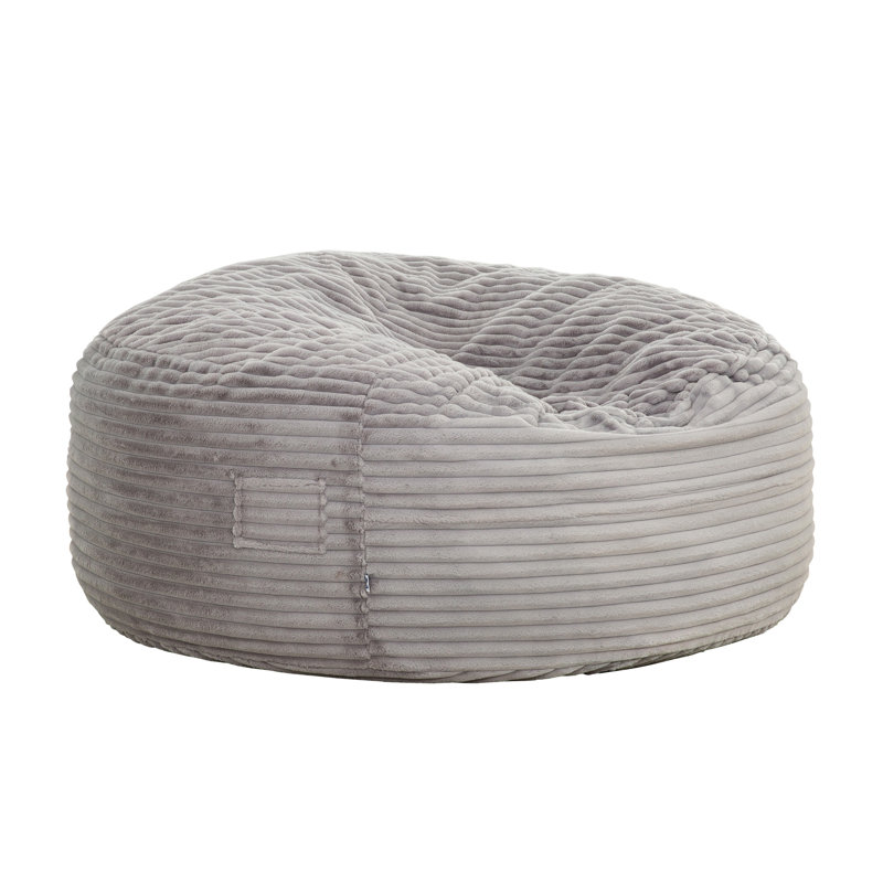 Canapé 1pc, Gris clair, H 30 po x l 72 po x P 72 po