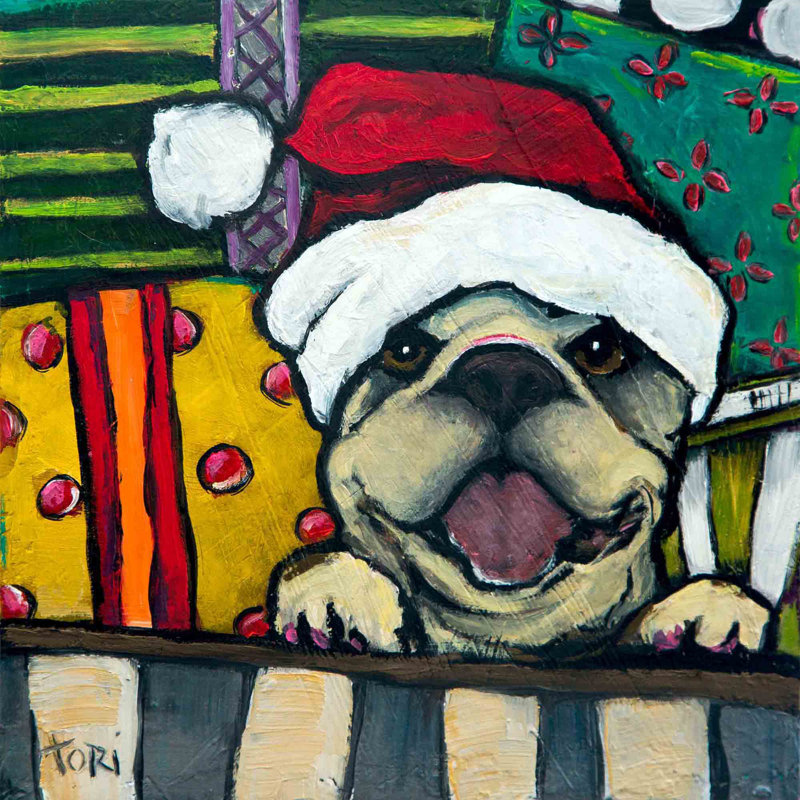 " Frenchie ", 24" H x 24" W x 1.5" D