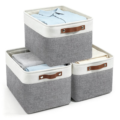 Roobyl Fabric Decorative Basket