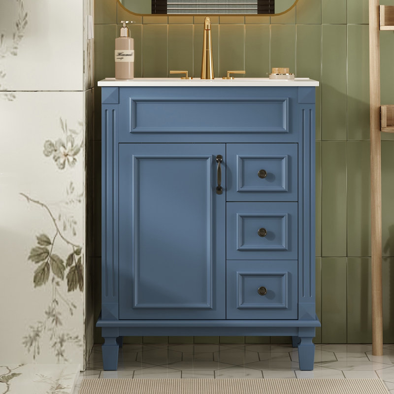 Meuble-lavabo 24 po avec lavabo en céramique