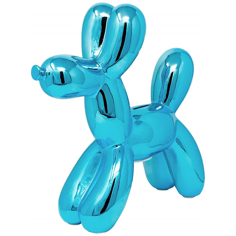 Tirelire Porum, Bleu, H 12 po x l 4 po x P 12 po