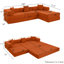 Canapé modulaire en L Boneless-2133410341