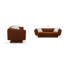 Charlotte 224Cm Velvet Rolled Arms Chesterfield Sofa-1132725925