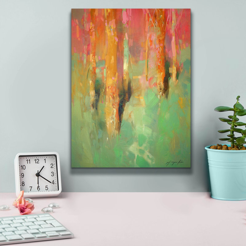 Art mural sur toile Wrought Studio ™ «Grove» par Vahe Yeremyan, H 16 po x l 12 po x P 0,75 po