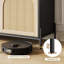 Meuble télé pour téléviseur 65 po, centre de divertissement avec armoires de rangement