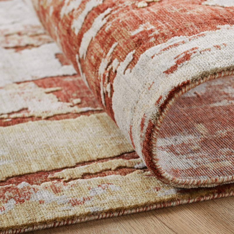 Anaan Wool Abstract Area Rug, Rectangle 8'6" x 11'6"