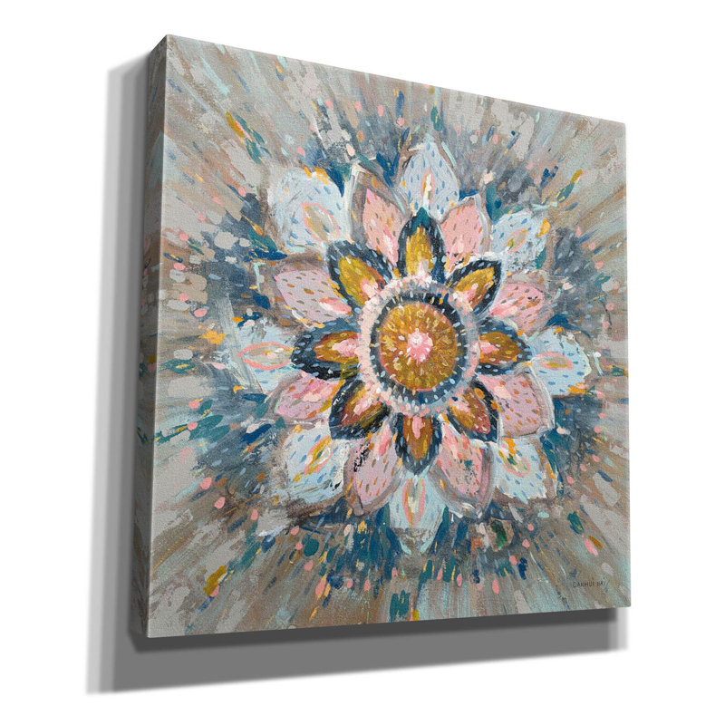  «Spice Mandala» par Danhui Nai, art mural sur toile, H 12 po x l 12 po