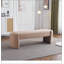 Élégant banc de rangement avec repose-pieds en forme de boucle avec un design simple et grand-1522860907