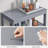 Bathroom Floor Cabinet with Double Shutter Doors-1148156034