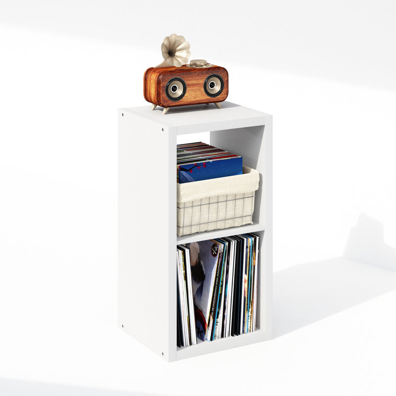 Tanvee 76cm H Media Shelves, White