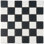 Squire Quad Matte Checkerboard 12-1/2" x 12-1/2" Porcelain Mosaic Floor and Wall Tile