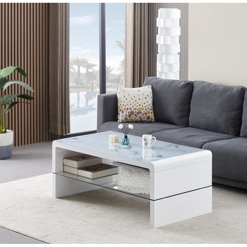 Sled Coffee Table with Storage