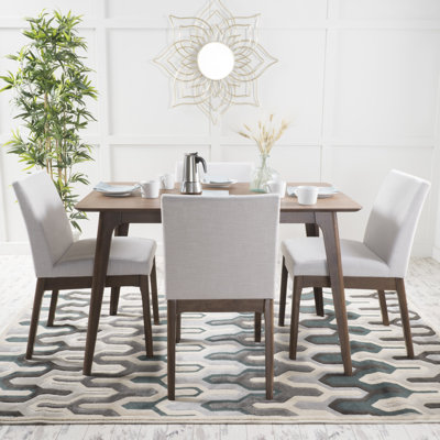Dashone 5 Piece Solid Wood Dining Set