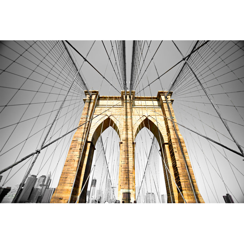 Murale Malverne Malverne City Brooklyn Bridge, H 108 po x l 192 po