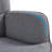 Upholstered Accent Chair with Footstool
