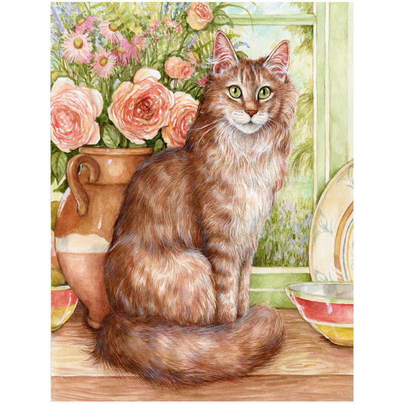 Double Sided Polyester Animal Garden Flag, 28" H x 40" W